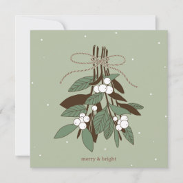 Schneebeeren. Karte.