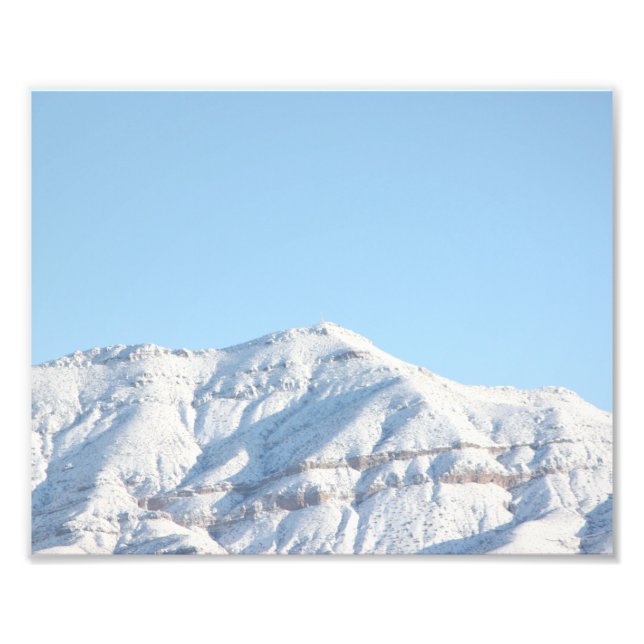 Schneeberg-Foto drucken Fotodruck (Vorne)