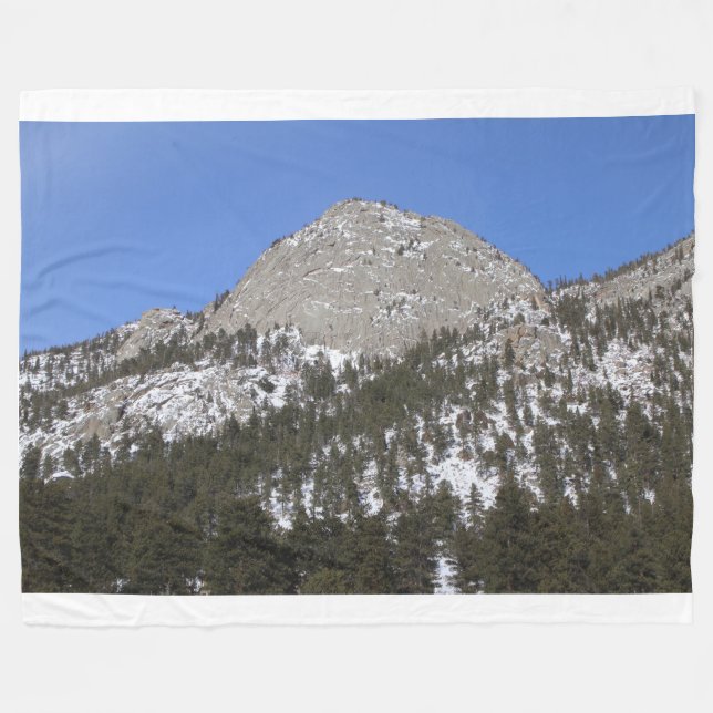 Schneeberg in Sun Fleece Blanket (Vorderseite (Horizontal))