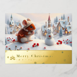 Schneeberg Rote Maus Postkarte R
