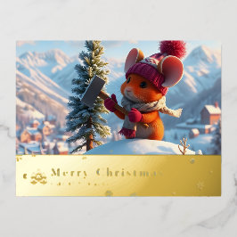 Schneeberg Rote Maus Postkarte W