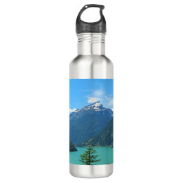 Schneeberg Schöner See in Washington Edelstahlflasche