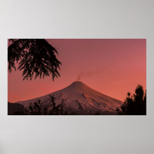 SCHNEEBERG WÄHREND DER GOLDENSTUNDE POSTER