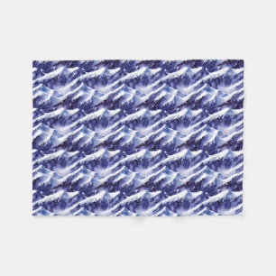 Schneeberg Winter Fleecedecke