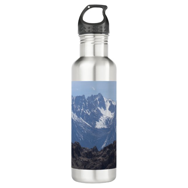 Schneeberge Edelstahlflasche (Vorderseite)