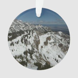 Schneeberge Gipfel des Großen Tetons I Fotografie Ornament