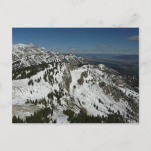Schneeberge Gipfel des Großen Tetons I Fotografie Postkarte