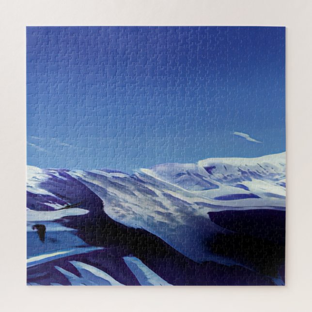 Schneeberge, Winterpanorama (Vertikal)