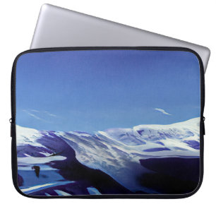 Schneeberge, Winterpanorama Laptopschutzhülle