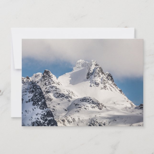 Schneebergische Landschaftsbild Fotokarte (Vorderseite)