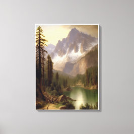 Schneebergsee Landschaftsbild Malerei Leinwanddruck