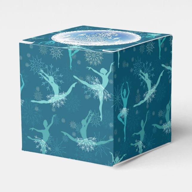 Schneeblatt-Ballett-Geschenkbox Geschenkschachtel (Vorderseite)