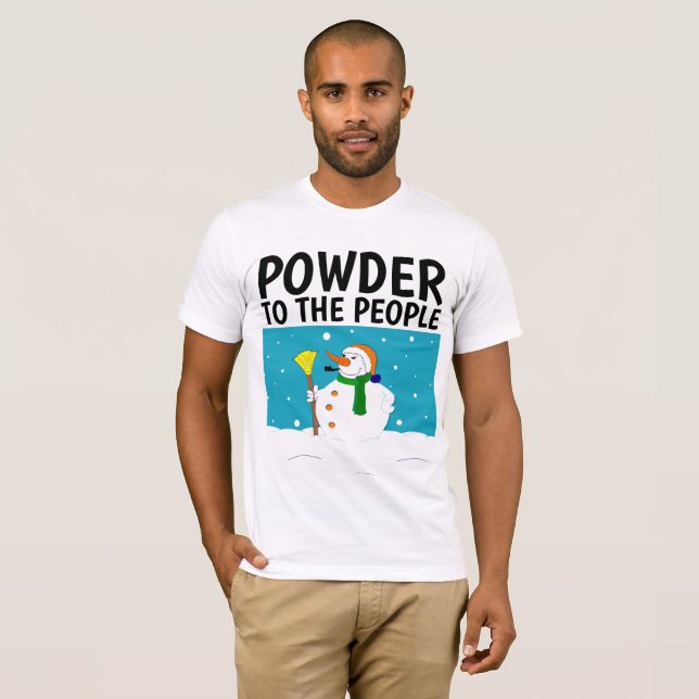 SCHNEEBLOVER-T - Shirt (Vorne ganz)