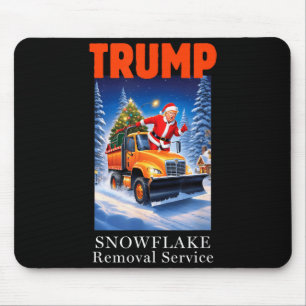 Schneeblumentfernservice Konservatives Weihnachten Mousepad