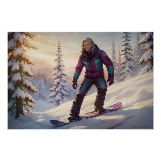 Schneebordfieber Poster