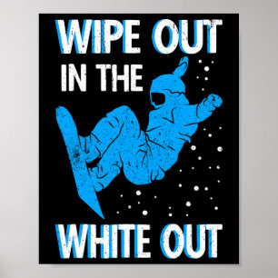 Schneebrett abwischen im weitläufigen Skigebiet Sn Poster