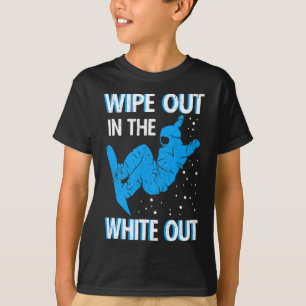 Schneebrett abwischen im weitläufigen Skigebiet Sn T-Shirt