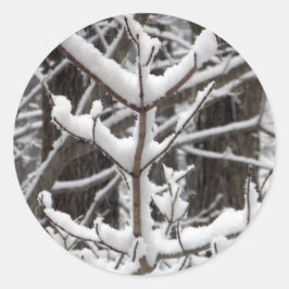 Schneebründe Branchen Runder Aufkleber