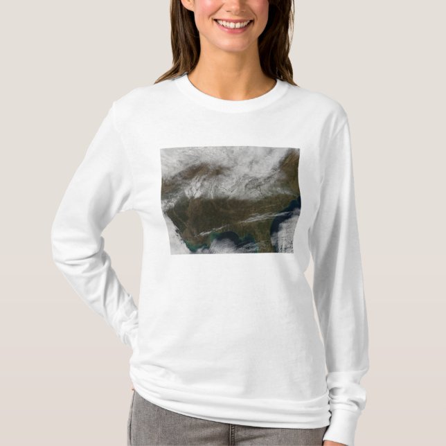 Schneedecke aus Nordosttexas T-Shirt (Vorderseite)