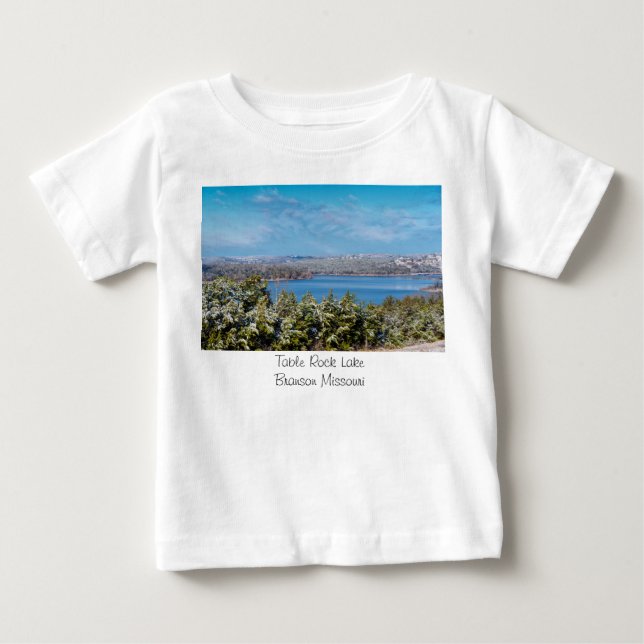 Schneedecke beim Table Rock Lake Kleinkind-Shirt Baby T-shirt (Vorderseite)