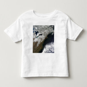 Schneedecke, die von Kanada ausdehnen Kleinkind T-shirt