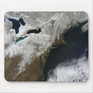 Schneedecke, die von Kanada ausdehnen Mousepad
