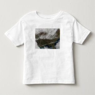 Schneedecke, die von nordöstlichem Texas ausdehne Kleinkind T-shirt