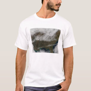 Schneedecke, die von nordöstlichem Texas ausdehne T-Shirt