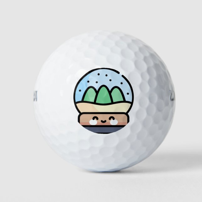Schneedecke Golfball (Vorderseite)
