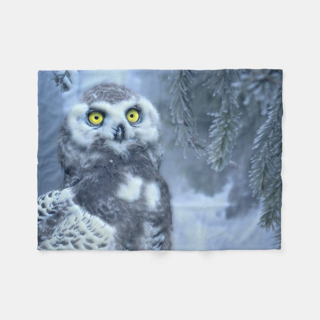 Schneedecke im Winter Fleecedecke (Vorderseite (Horizontal))