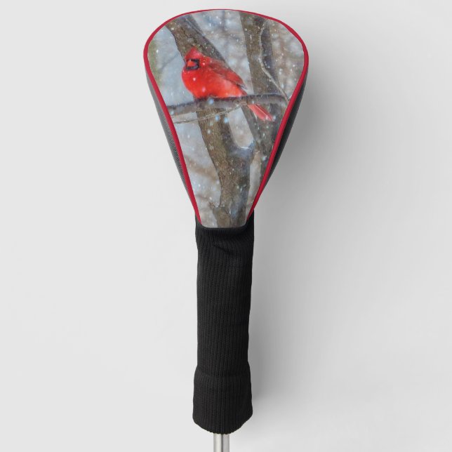 Schneedecke Kardinal Golf Head Cover Headcover (Vorderseite)
