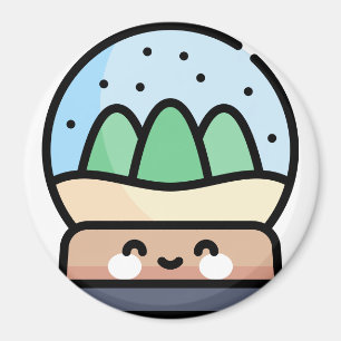 Schneedecke Magnet