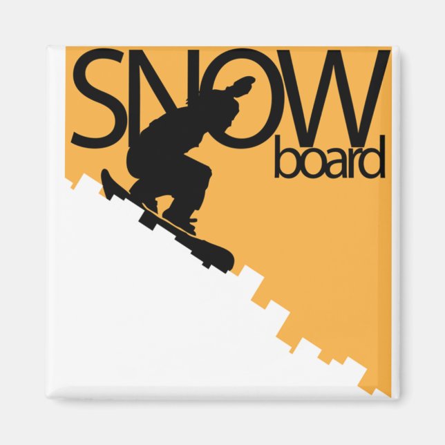 Schneedecke Magnet (Vorne)