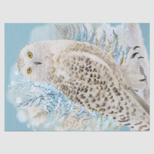 Schneedecke Seidenpapier