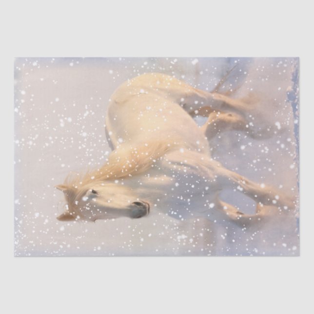 Schneedecke Seidenpapier (Vorderseite)