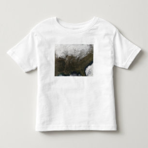 Schneedecke über den Vereinigten Staaten Kleinkind T-shirt