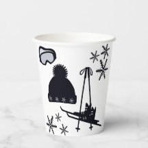 Schneedesigns verschiedener Gegenstände