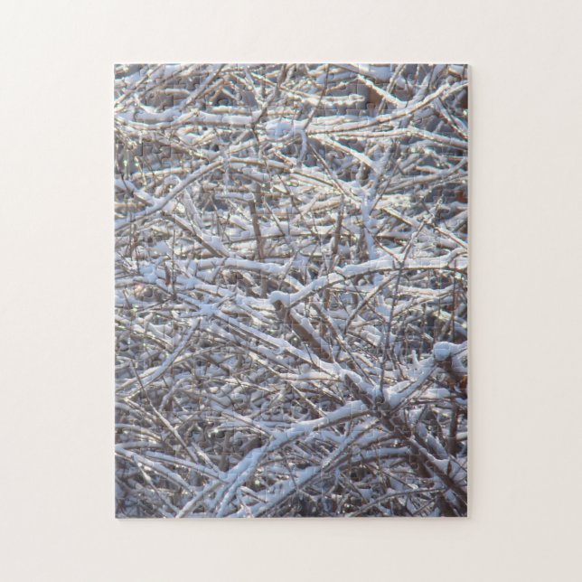Schneeeiszweige im Winter (Vertikal)