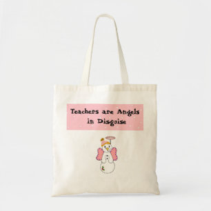 Schneeengel-Lehrer Design Tragetasche