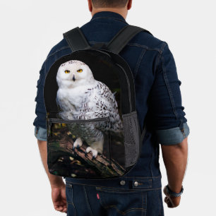 Schneeeule Bedruckter Rucksack