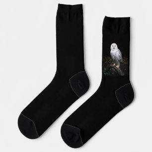 Schneeeule Socken
