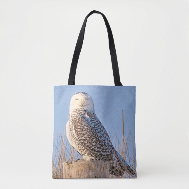 Schneeeule - Tasche (Vorderseite)