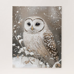 Schneeeule Winter Schnee