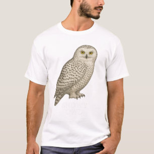 Schneeeulen-T-Shirt: Greifvogeldesign für die Natu T-Shirt