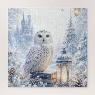 Schneeeulen-Wintermagie