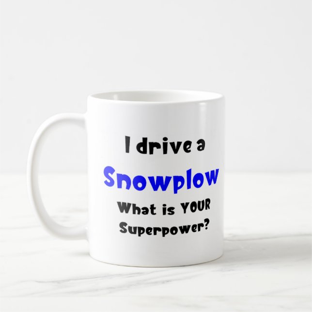 Schneefahrer Kaffeetasse (Links)