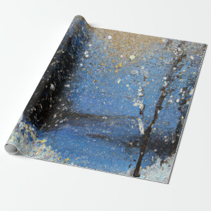 Schneefall Geschenkpapier