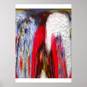 Schneefall-Power Poster