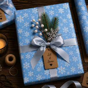Schneefall Serenade Geschenkpapier Set