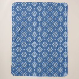 Schneefall Strick Sherpadecke